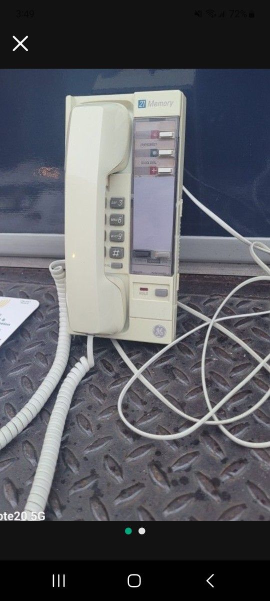 classic push button phone works