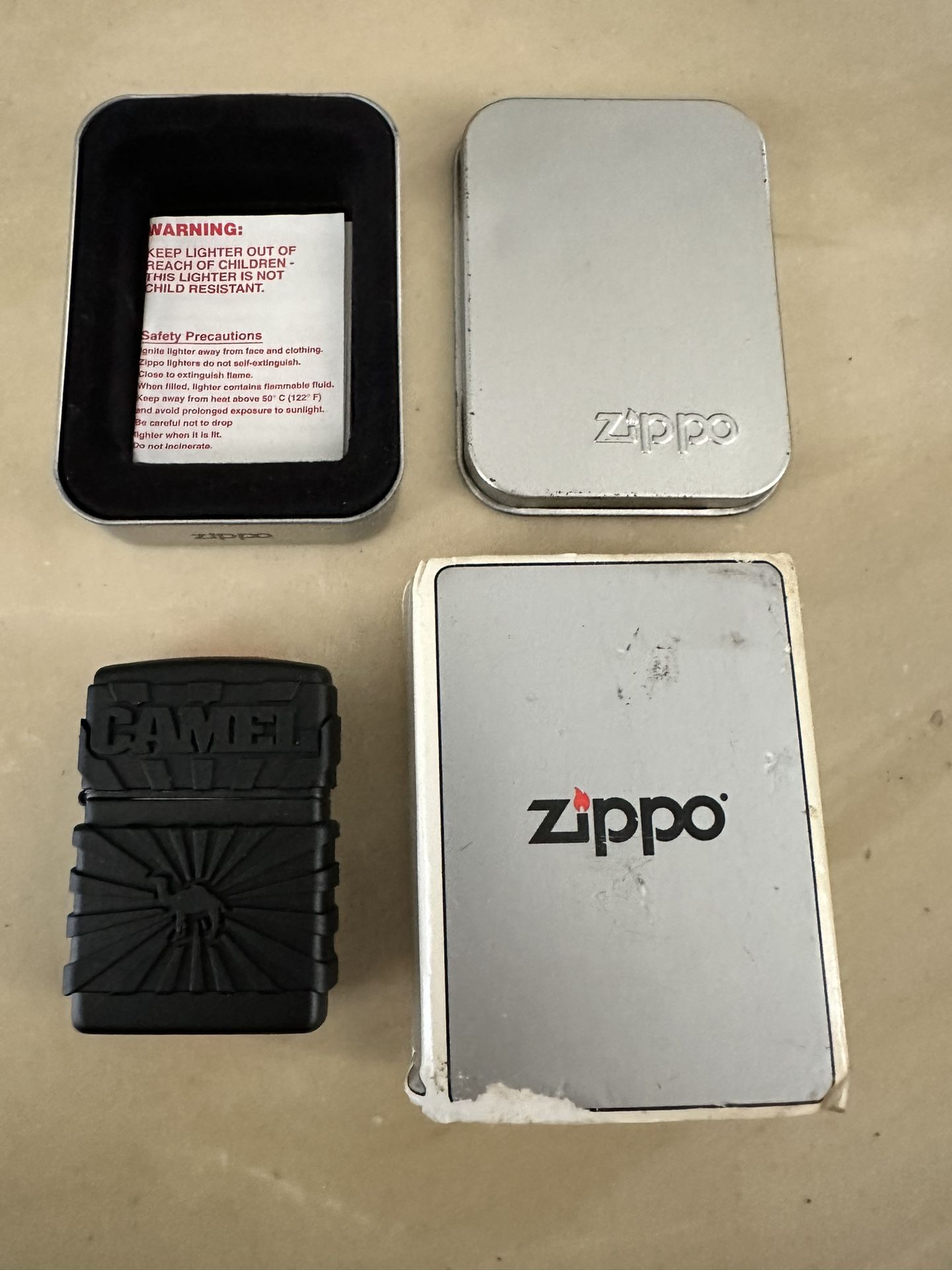 Vintage Camel Zippo