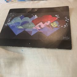 Ariel And Flounder Postcard 