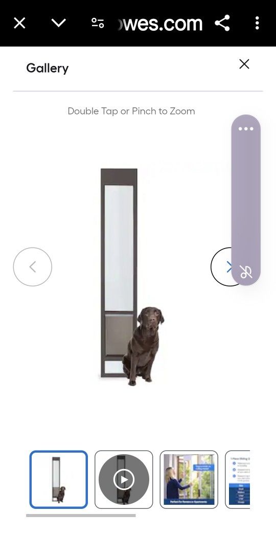 Patio Sliding Glass Pet Door