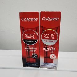 $10 for both. Colgate Optic White Toothpaste. HABLO ESPAÑOL.