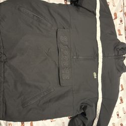 Supreme x Lacoste Puffy half-zip Pullover