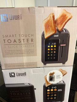 Smart touch toaster