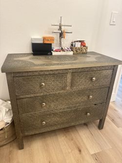 World Market Metal / Wood Dresser