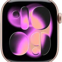 Apple Watch Series 11 46mm GPS Rose Gold Case w Light Blush Sport Band MEV74LW/A