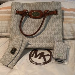 Michael Kors Devon-Lg. Shoulder Tote, Wallet and Wallet Battery 