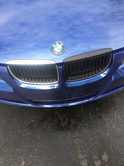 BMW chrome grill right and left side