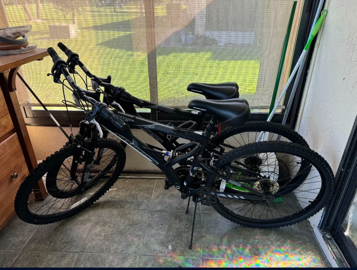 TWO Mountain bikes