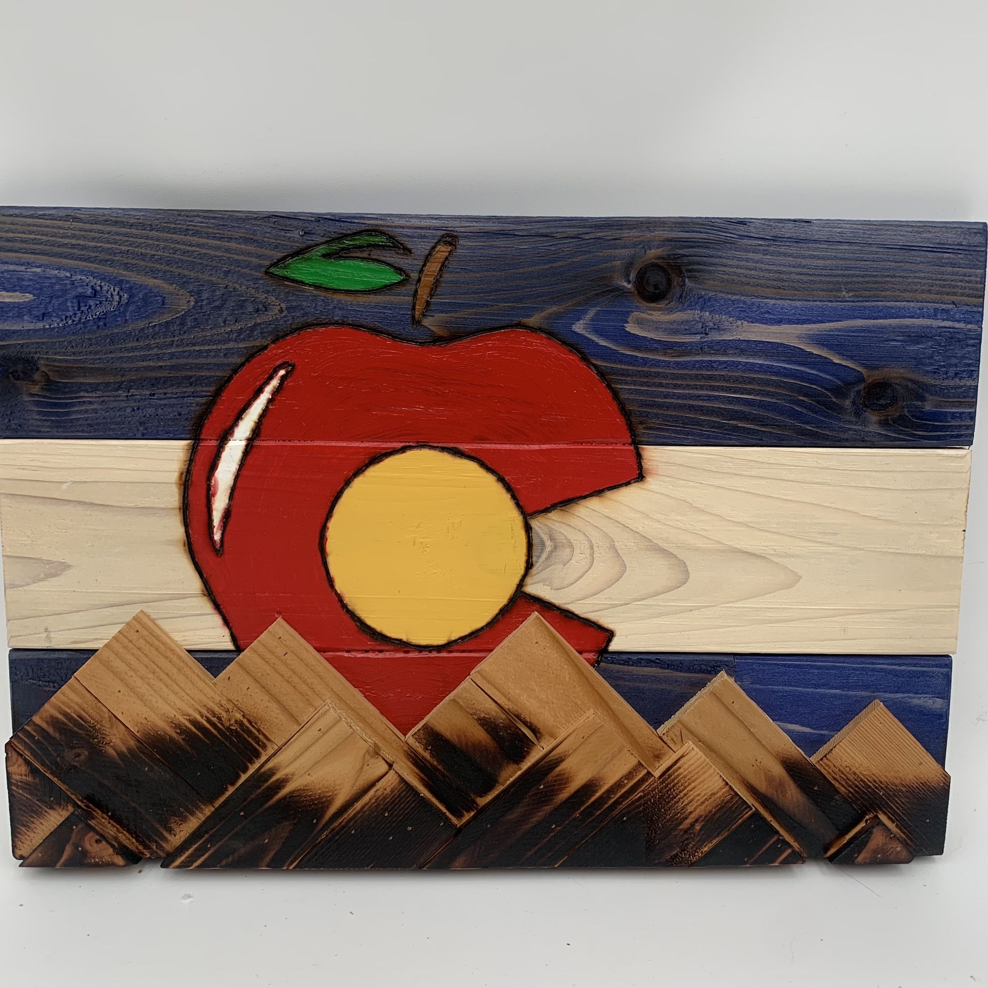 Colorado Teacher Flag Wall Sign 11”x15”