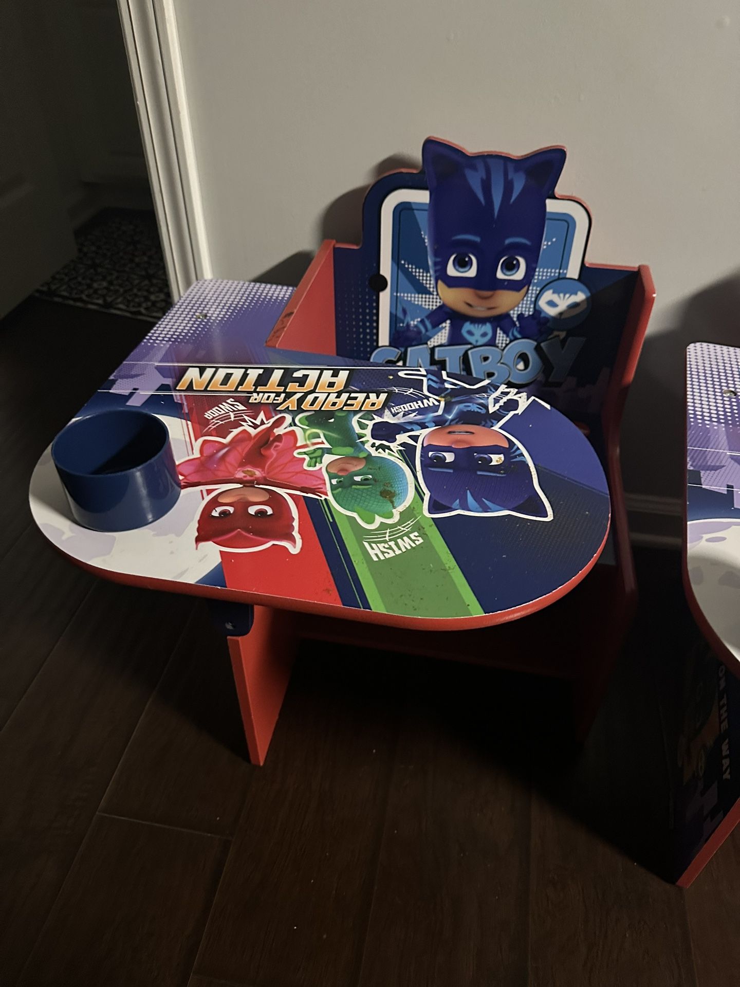 2 Pj Mask Toddler Desks For 30.00