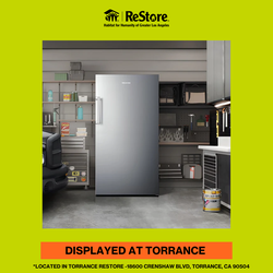 Hisense 17 cu. ft. Garage Ready Frost Free Convertible Upright Freezer w/ Seal Break Handle