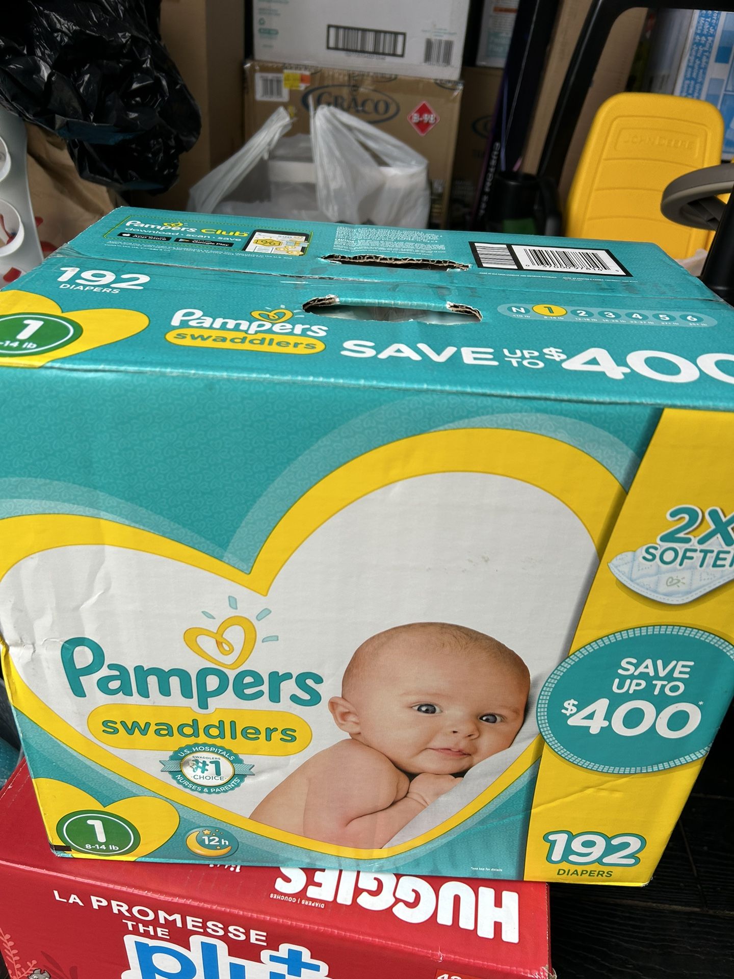 Brand New Pampers Diapers Size 1 192 Count