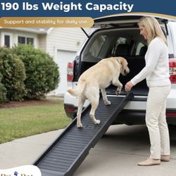 New Dog Ramp for Car - Anti-Slip Dog ramps for Large Dogs - Stable Dog Car Ramp 