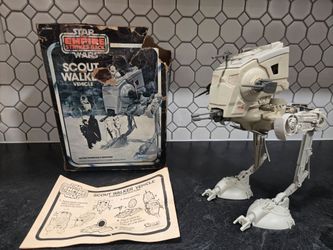 Vintage 1982 Star Wars Empire Strikes Back Scout Walker/Original Box/Booklet