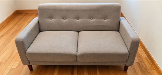 Gray Loveseat / Small Sofa