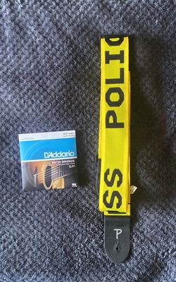 Guitar Strap And Brand New Strings