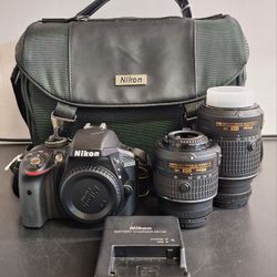 NIKON D3300 DIGITAL CAMERA & LENSES KIT