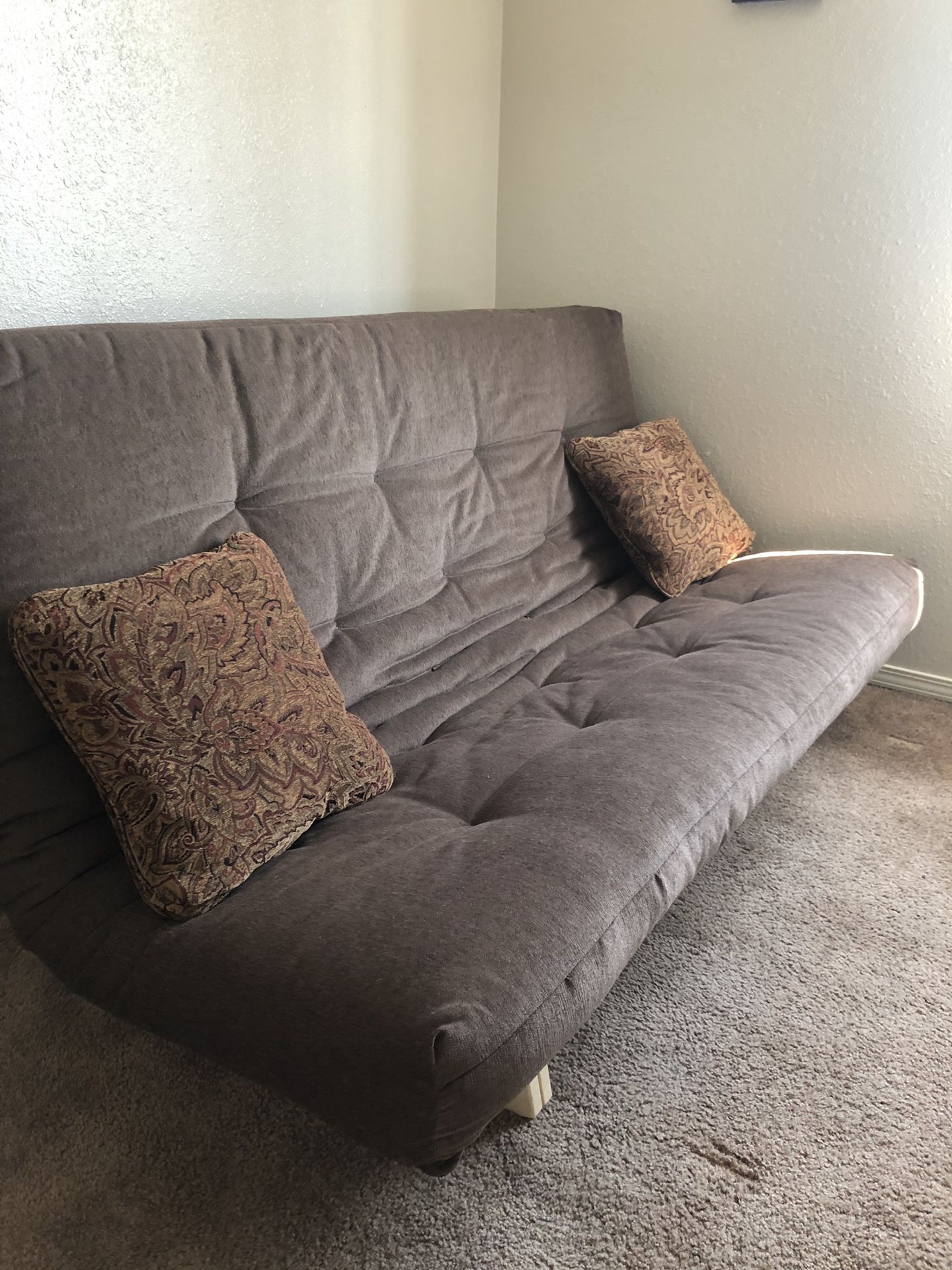 Nice brown full size futon