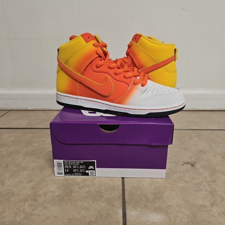 Nike SB Dunk High Sweet Tooth Candy Corn New Mens Size 10.5 $150 Firm 