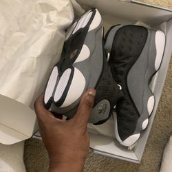 Jorden Retro 13s Black Flints Size 11