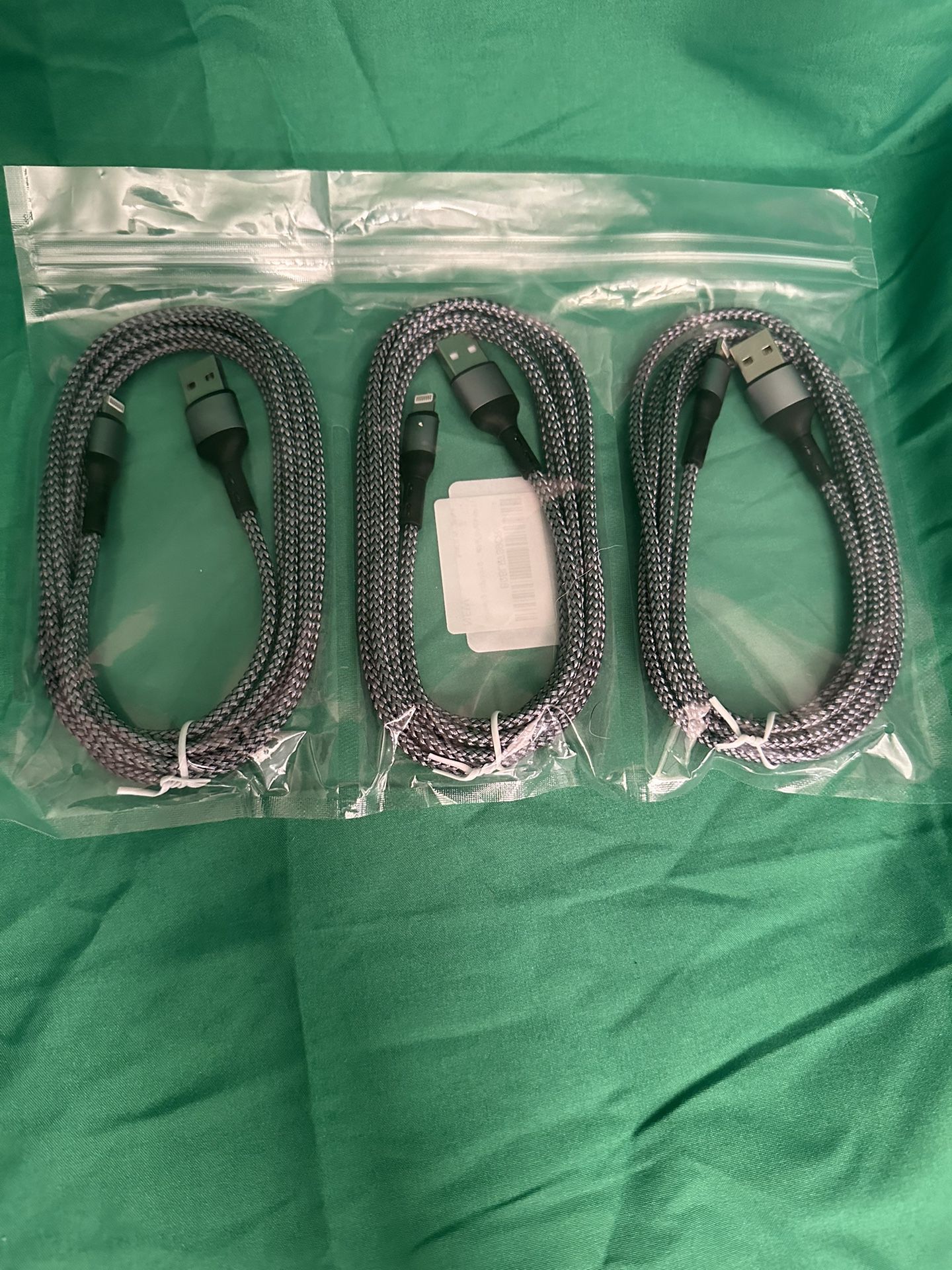 3 Pack Iphone Charger Cords 6 Feet 