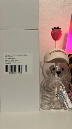 Starbucks pink bear cup