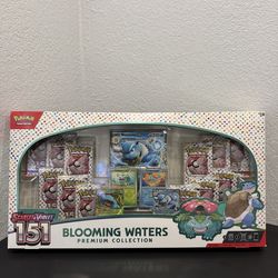 Pokemon Scarlet & Violet 151 Blooming Waters Premium Collection Box Sealed
