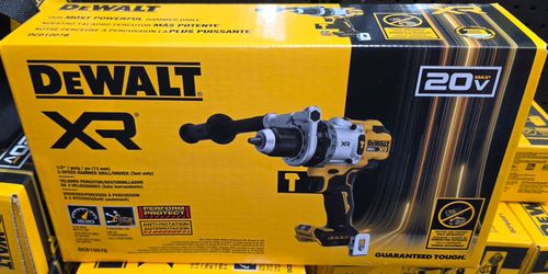 DEWALT XR 1/2" 3-SPEED HAMMER DRILL/DRIVER