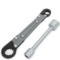 Plumbing Tools Angle Stop Wrench Kit, Angle-on Wrench Professional Plumber Wrench
