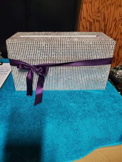 Card Gift Box w/ Rhinestones