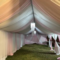 Draping any color canopy tables chair