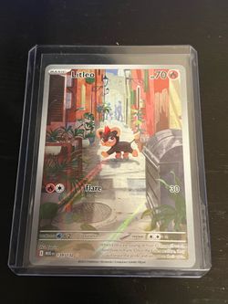 Litleo 139/132 Illustration Rare Pokemon ME01: Mega Evolution Full Art Holo
