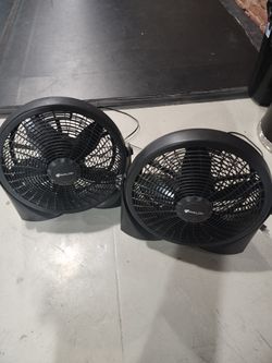 Two Floor Fans