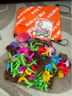 Rosykidz Flower Garden Building Set
