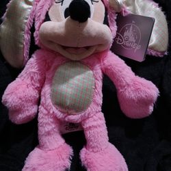 Disney Minnie Mouse Pink Bunny suit Happy Easter 2020