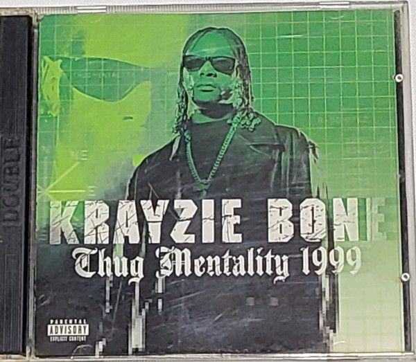 Krayzie Bone Thug Mentality 1999 CD Rare HTF OOP Bone Thugs 2 Discs Rap Hip-Hop
