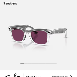 RAY-BAN l META WAYFARER GEN 2 LIMITED EDITION. Unisex for men or women.