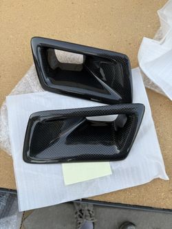 CARBON FIBER DUAL AIR DUCTS - NISSAN 350Z 07-09 (VQ35HR)