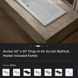 Brand new Kohler whirlpool 60x 30 tub
