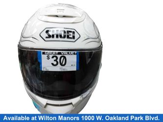 Shoei Qwest White Helmet