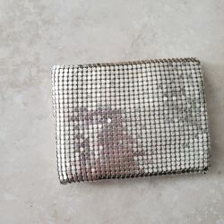 New Silver Mesh Wallet 