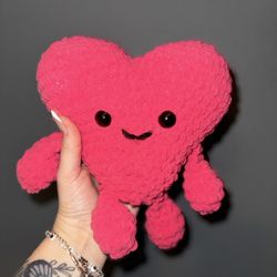 Crochet Heart Buddy Plushies