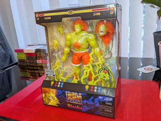 Jada Toys Street Fighter II Blanka Glow in the Dark Exclusive Action Figure