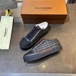 Burberry Check Canvas Low Top Sneaker