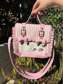 kawaii strawberry crossbody bag