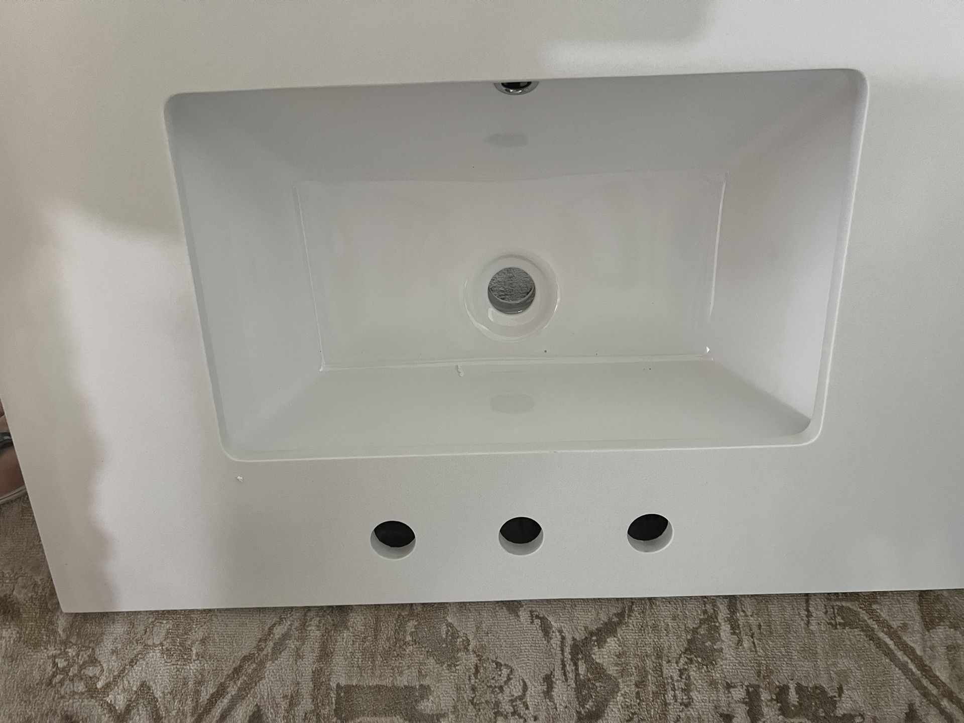 porcelain top And Sink New