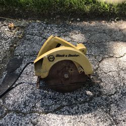 Black & Decker Vintage Circular Saw