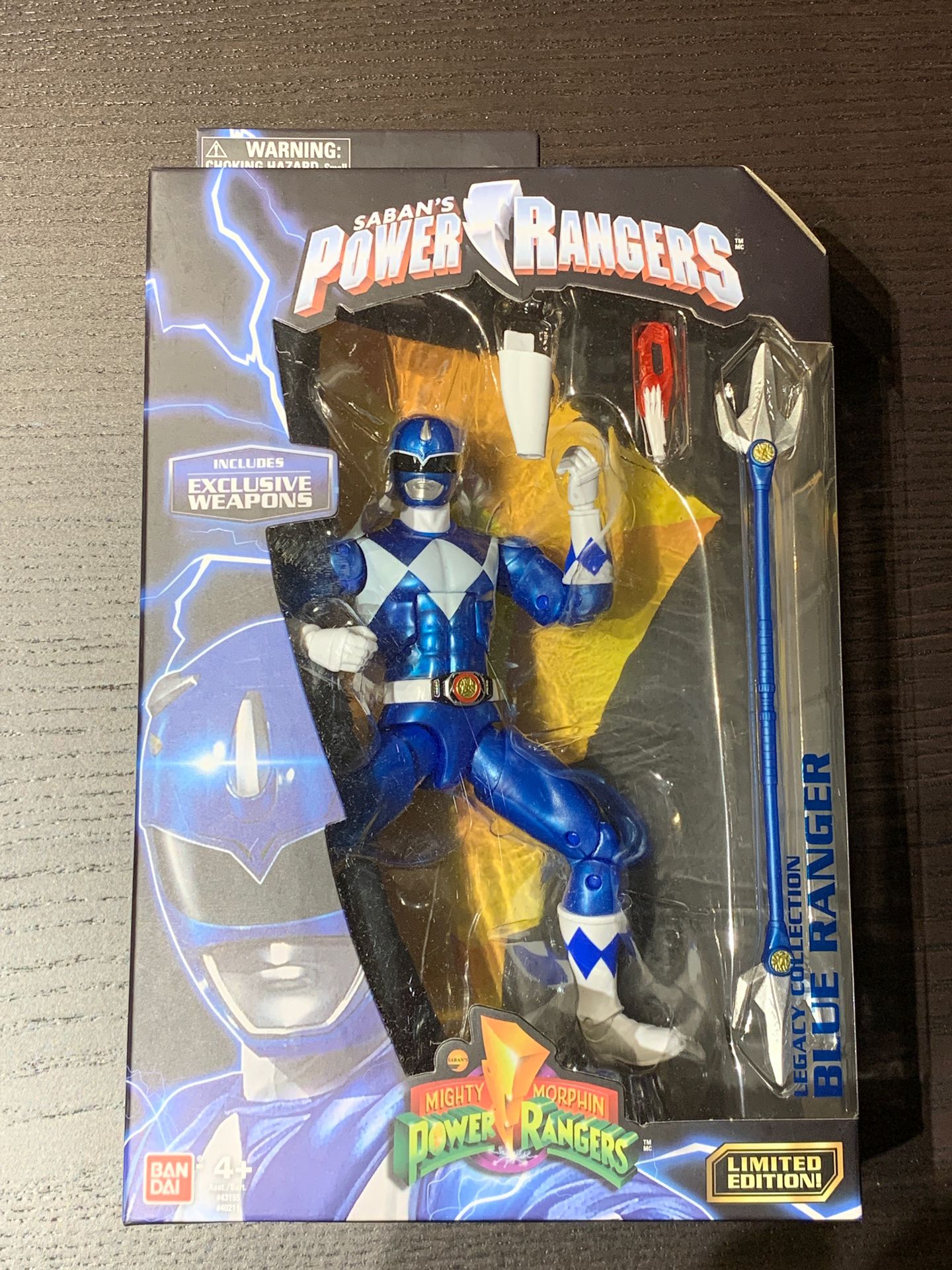 Mighty Morphin Power Rangers Legacy Blue Ranger Action Figure - New