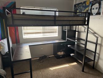 Gently used Full Loft Bed