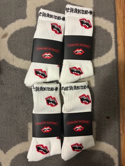 White Chrome Hearts Socks